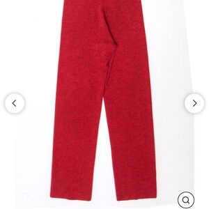 Eileen Fisher Red Straight Leg Pants